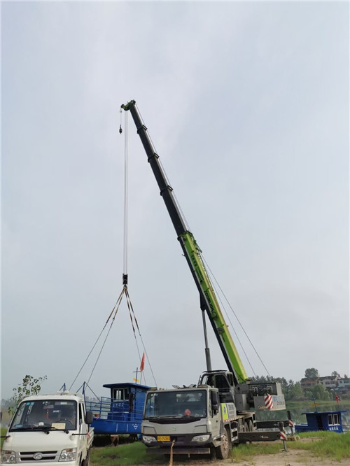 清苑区桥梁建设吊装案例